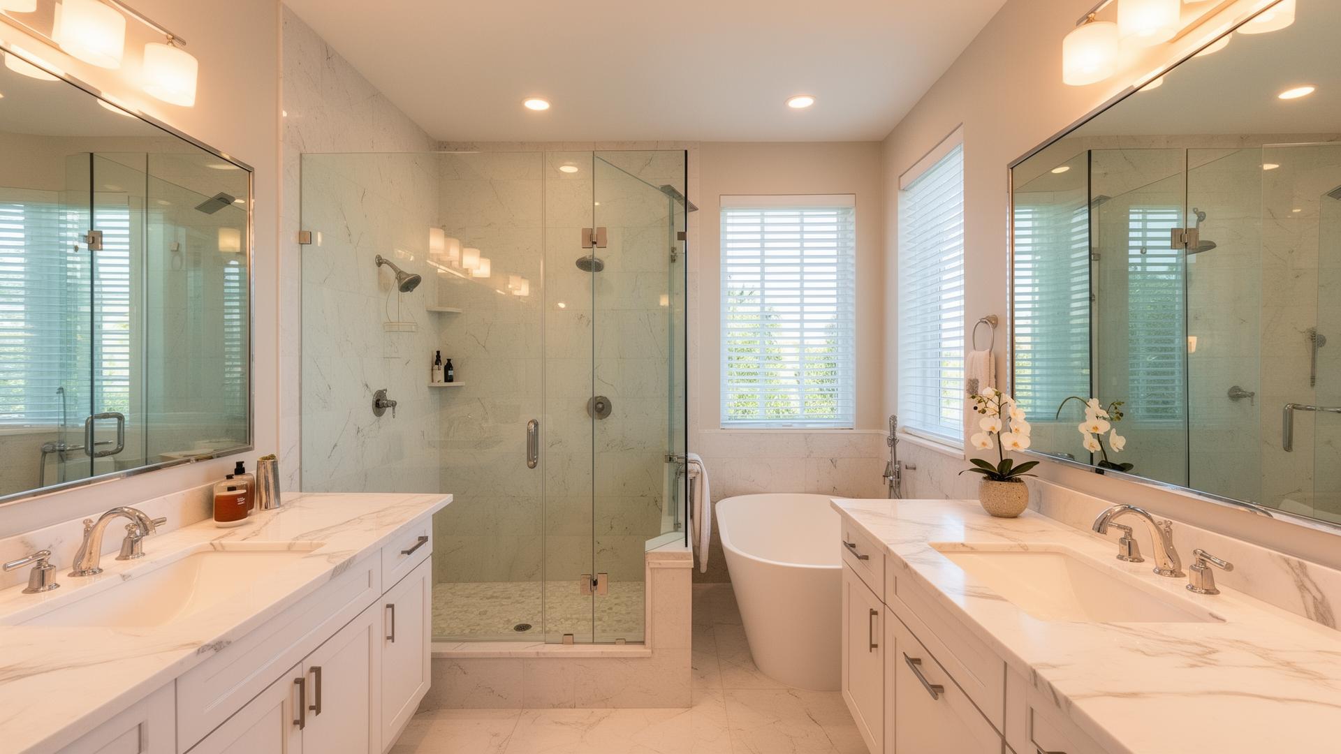 Luxury bathroom remodel in Florida